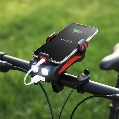 4-in-1 Fietstelefoonhouder lifestyle foto