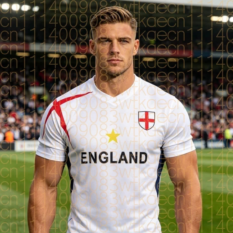 2026 England Soccer Shirt for Adults Breathable and Comfortable Quick Dry Football Shirt Sports Shirt for Men Family Kids Tees