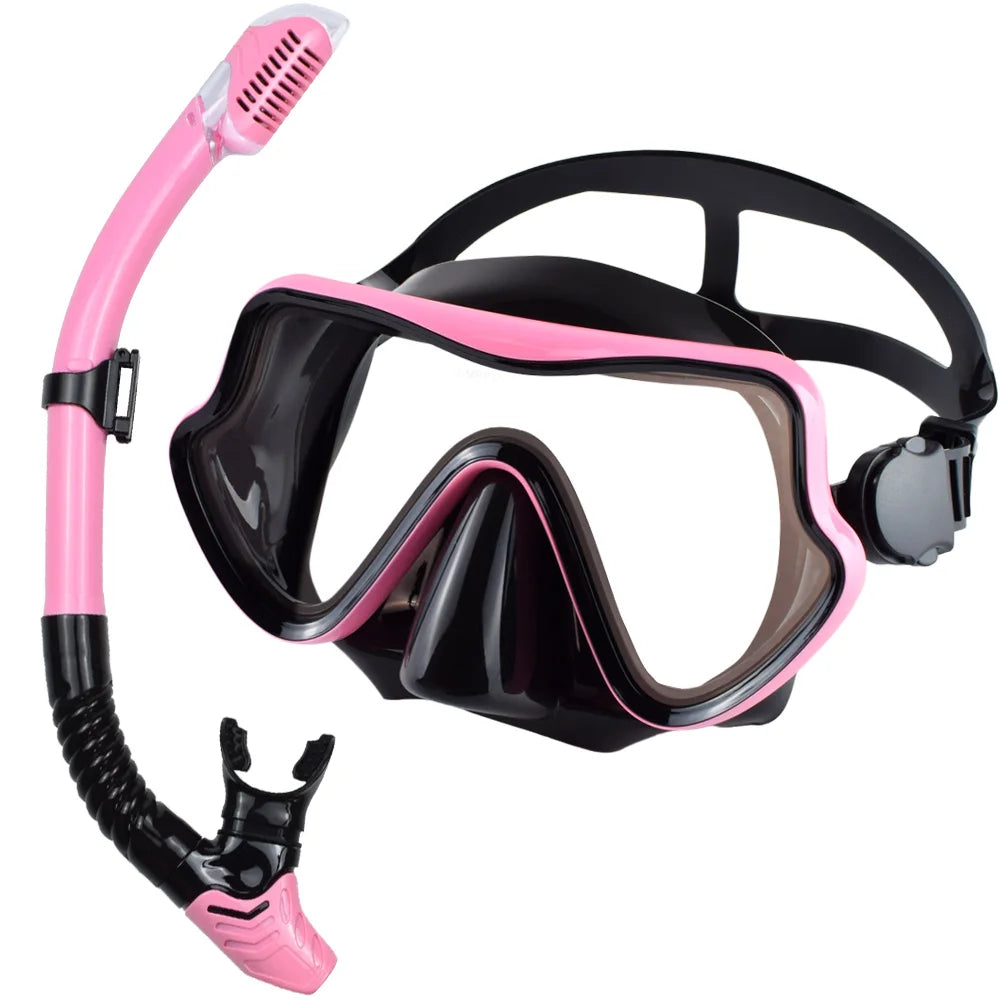 Snorkelset Volwassenen – Gehard Glas Panoramisch Masker