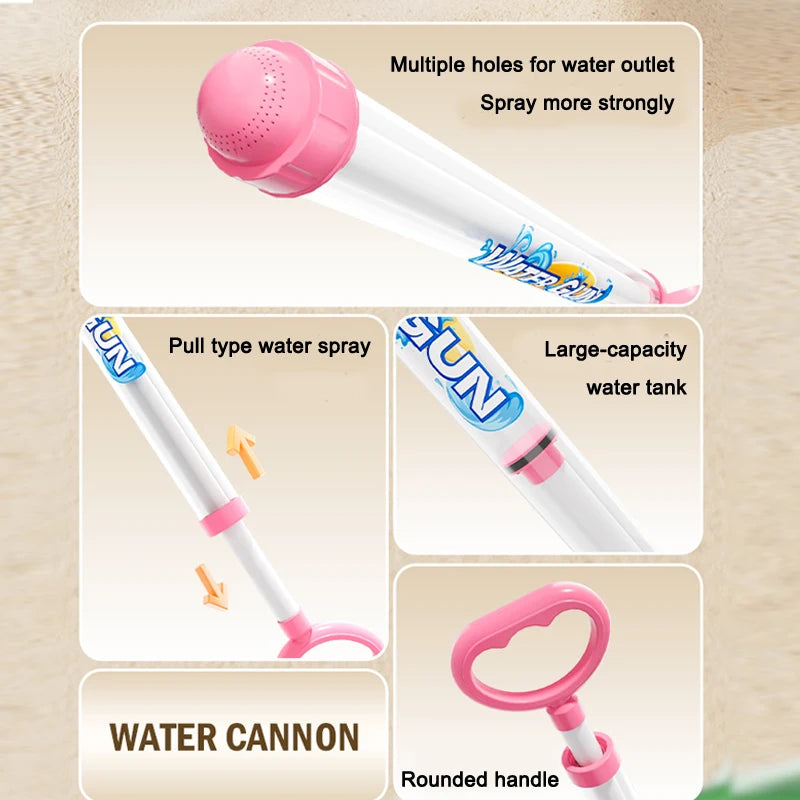 2026 NEW Fireworks Water Gun Pull Out Water Soaker Blaster for Pool Beach Backyard Party Water Fighting Summer Outdoor Water Toy