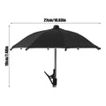 Phone Umbrella for Sun UV Protection Phone Umbrella with Clip Anti-Reflective Rainproof Cellphone Accessories for Travel Camping
