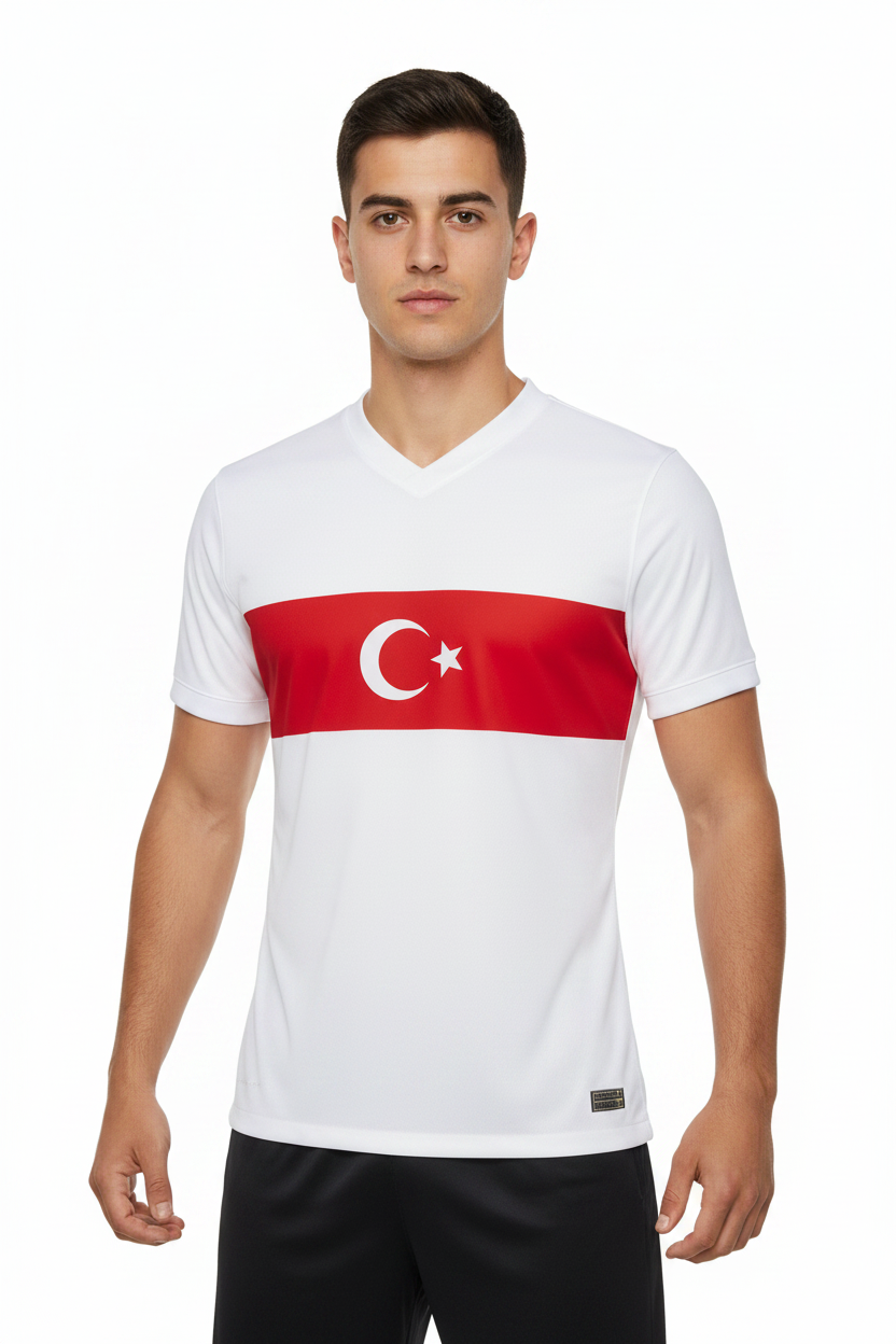 Turkije Shirt op Model